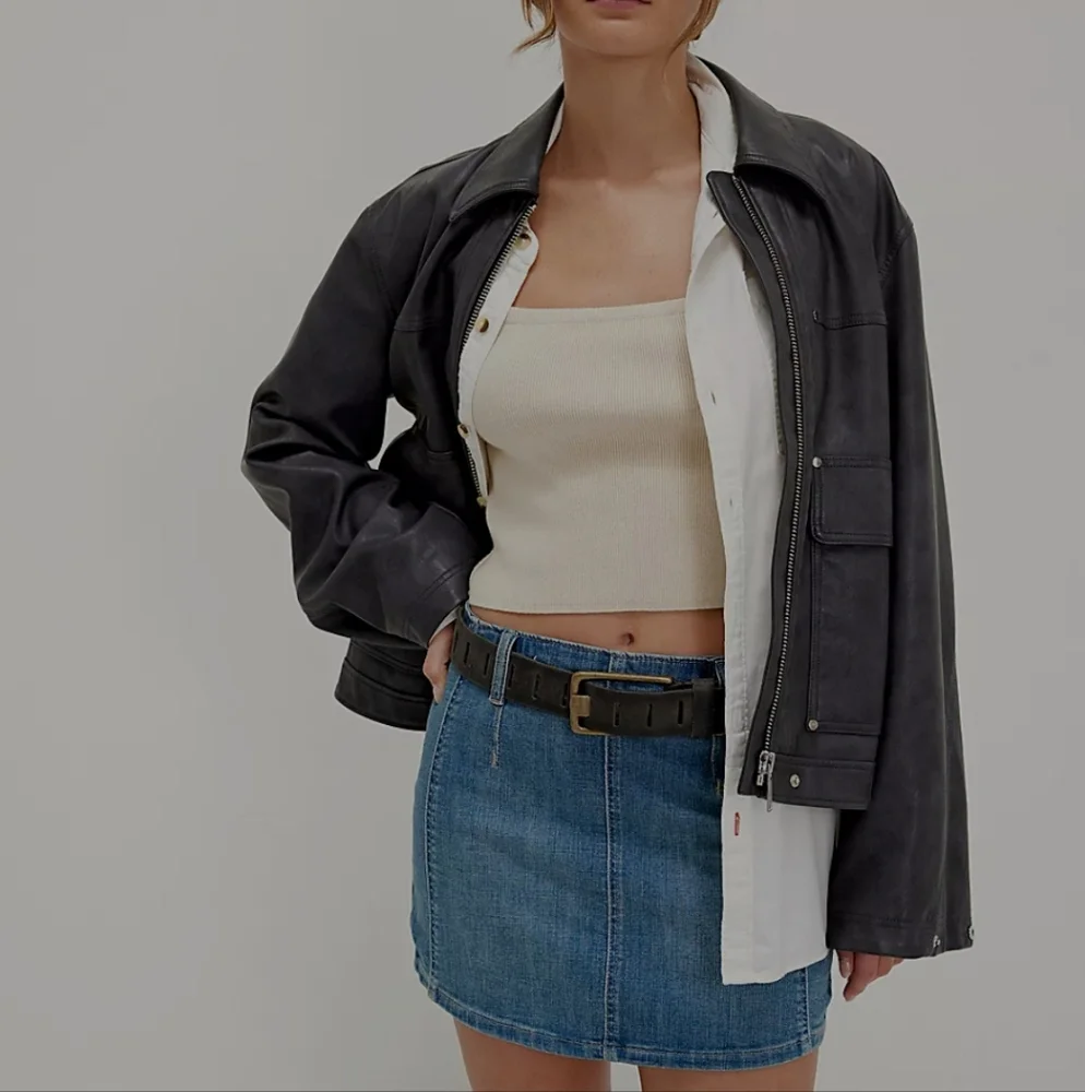 FREE PEOPLE denim skirt Brand new!!